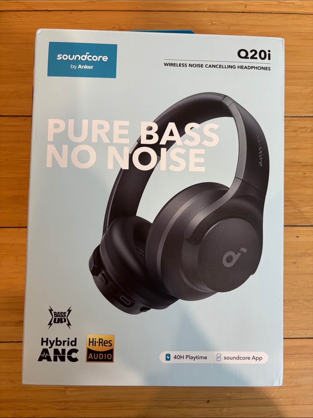 New in Box Soundcore by Anker Q20i wireless noise cancelling headphones - Picture 2 of 9